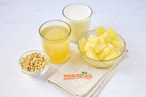 Ананасовый десерт 