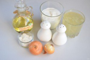 Соус сметанный с луком